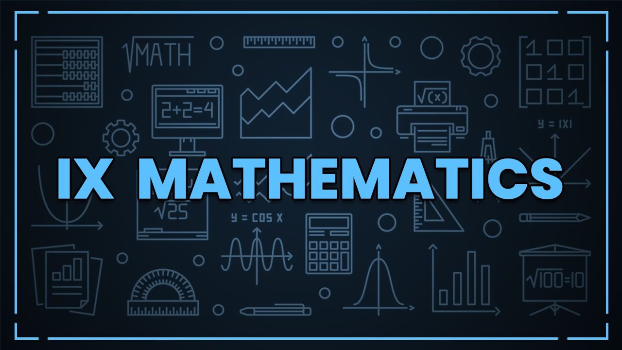 9th Maths – OFF THE SCHOOL